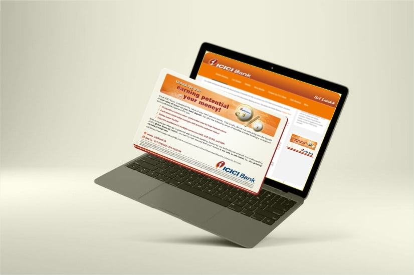 ICICI Bank Fixed deposits web_bee branding